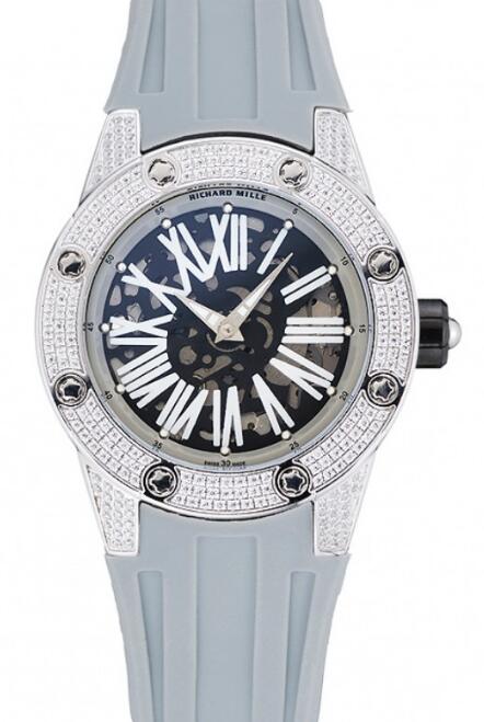 Richard Mille Replica Watch RM 033 Extra Flat white gold Diamond